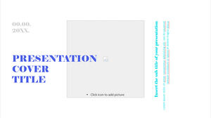Basit Tasarım Portföyü Sunumu için Ücretsiz Google Slaytlar temaları ve PowerPoint Şablonları