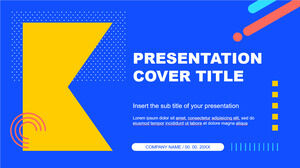 Kostenlose PowerPoint-Vorlagen und Google Slides-Designs für Präsentationen im neuen Memphis-Stil