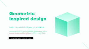 Tema Google Slides gratis dan Template PowerPoint untuk Presentasi desain yang terinspirasi Geometrik
