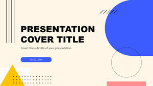 最小限のメンフィス デザイン プレゼンテーション用の無料の Google スライド テーマと PowerPoint テンプレート