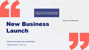 Free Google Slides theme and PowerPoint Template for New Business Launch Presentation