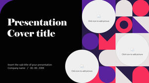 Ücretsiz Google Slaytlar teması ve Modern renk paleti Sunumu için PowerPoint Şablonu