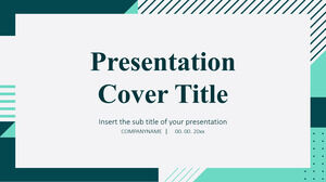 Modelli PowerPoint gratuiti e temi di Presentazioni Google per la presentazione della cornice di opere d'arte dell'artista