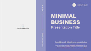 Minimal Business Plantilla de PowerPoint gratis y tema de diapositivas de Google gratis