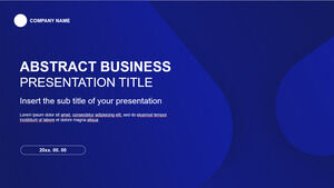 Abstract Business presentation templates