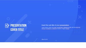 Google スライドのテーマと PowerPoint テンプレートの Bluetone ビジネス無料プレゼンテーション デザイン