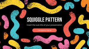 Squiggle Pattern Free Presentation Background Design لموضوع العروض التقديمية من Google وقالب PowerPoint