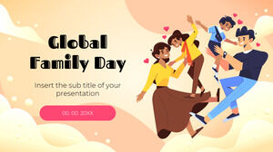 全球家庭日演示文稿设计 - 免费 Google 幻灯片主题和 PowerPoint 模板