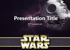 Free Star Wars With Logo PPT Template