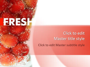Șablon PPT gratuit pentru fructe proaspete