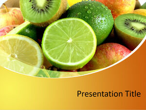 Free Fruit PPT Template