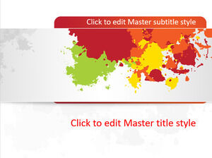 Free Color Banner PPT Template