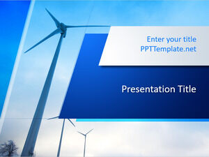 Free Wind Energy PPT Template Free Wind Energy PPT Template