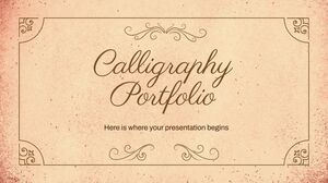 Kalligraphie-Portfolio