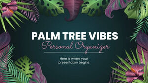 Organizator personal Palm Tree Vibes