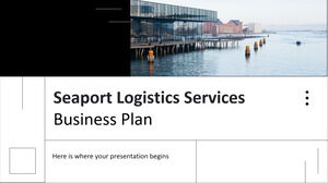 Plan d'affaires des services logistiques du port maritime