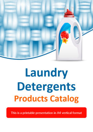Catálogo de productos de detergentes para ropa