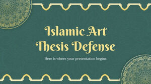 Islamic Art Thesis Defense
