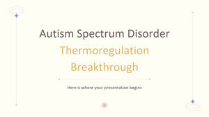 Innovazione nella termoregolazione del disturbo dello spettro autistico