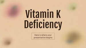 Carence en vitamine K