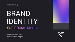 Identidade da marca para mídias sociais