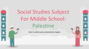 Matéria de Estudos Sociais para o Ensino Médio: Palestina