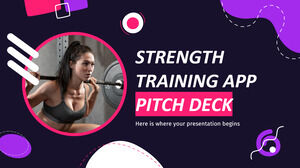 Pitch Deck แอพฝึกความแข็งแกร่ง