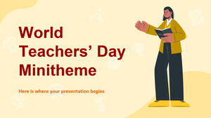 يوم المعلم العالمي Minitheme