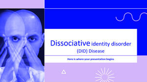 Malattia da disturbo dissociativo dell'identità (DID).