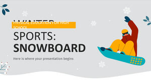 Educación Física para Bachillerato: Deportes de Invierno - Snowboard