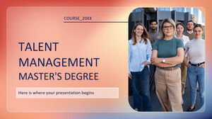 Talent Management Master's Degree