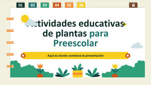 Classeur d'activités de plantes pour le pré-maternelle