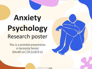 Forschungsplakat zur Angstpsychologie