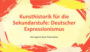 Istoria artei Materia pentru liceu: expresionismul german