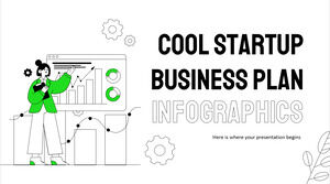 Инфографика бизнес-плана Cool Startup