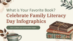 Jaka jest Twoja ulubiona książka? Świętuj infografiki rodzinnego dnia umiejętności czytania i pisania