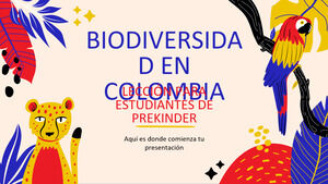 コロンビアの生物多様性 - 幼稚園児向けのレッスン