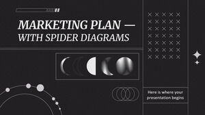 Plan de marketing cu diagrame de păianjen