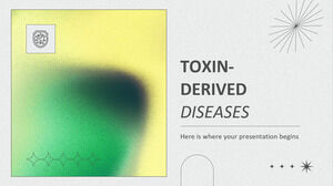 Maladies dérivées de toxines