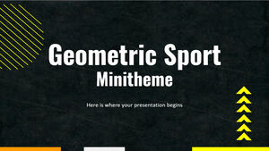 Геометрическая спортивная мини-тема