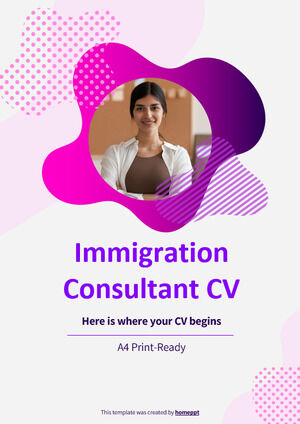 Curriculum Vitae Consultor de Inmigración