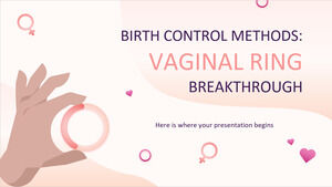Méthodes de contrôle des naissances : Percée de l'anneau vaginal