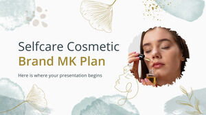 Piano MK del marchio di cosmetici per la cura di sé