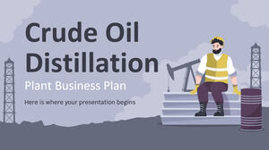 Plan de negocios de la planta de destilación de petróleo crudo