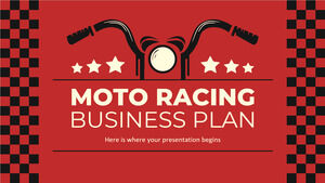 Plan d'affaires de course de moto