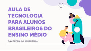 Leçon sur la technologie pour les lycéens brésiliens