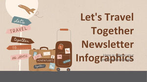 Let's Travel Together Newsletter Infografis