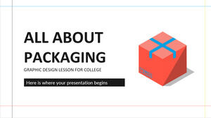 패키징에 관한 모든 것 - 대학을 위한 그래픽 디자인 강의