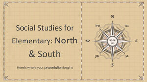 Studi sociali per le elementari: nord e sud