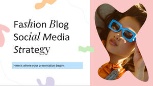 Blog de mode - Stratégie de médias sociaux